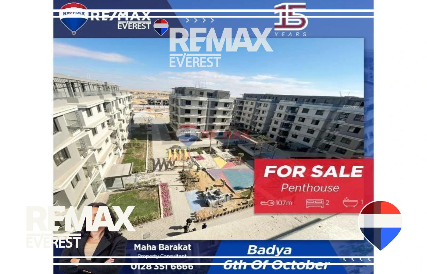 Penthouse for Sale in Badya 107 sqm