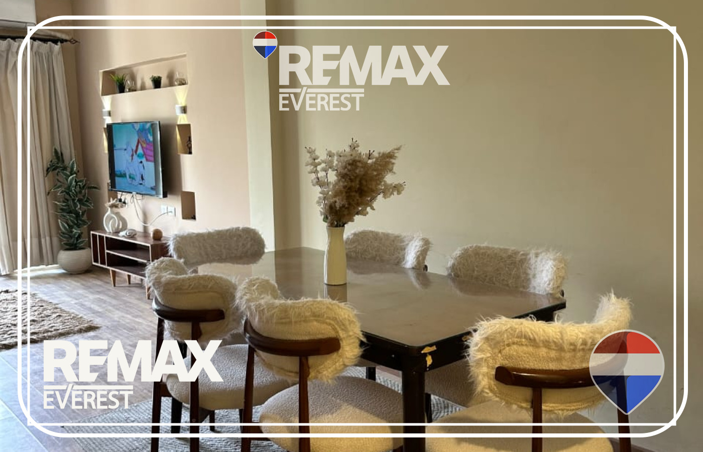 Ground Apartment for Rent in The Address 165 sqm